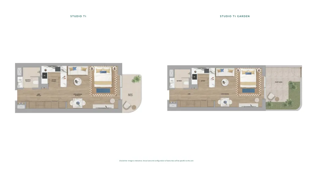 ALDAR_Fahid Beach House-スタジオタイプ