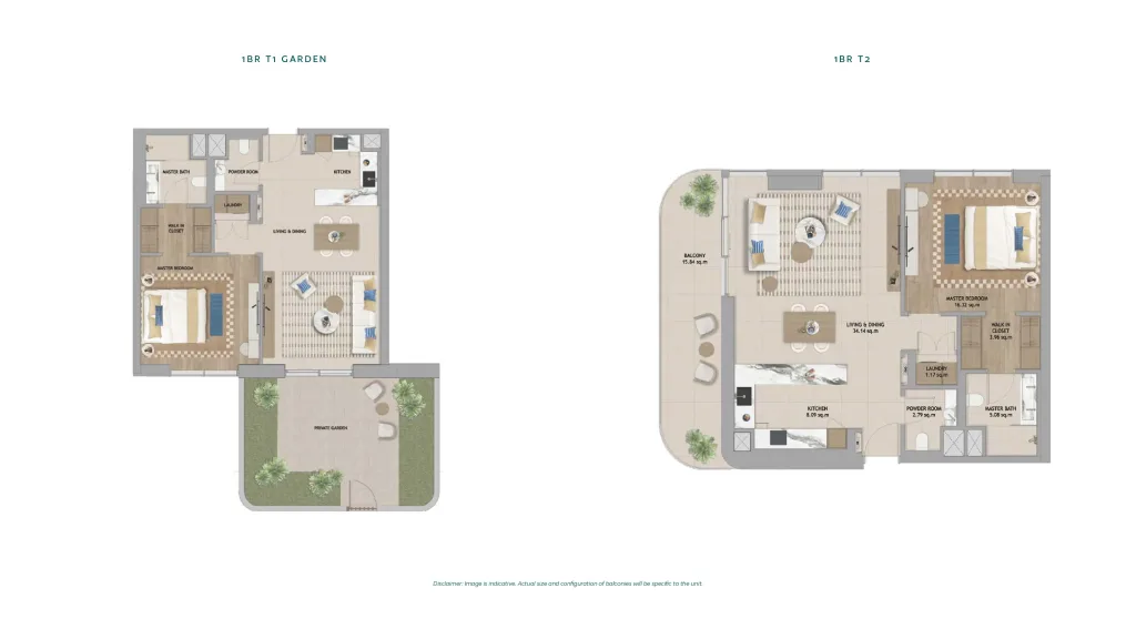 ALDAR_Fahid Beach House-1ベッド