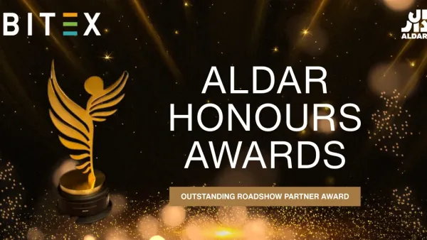 【日系企業初】BITEXがALDAR社表彰「ALDAR HONOURS AWARDS」受賞